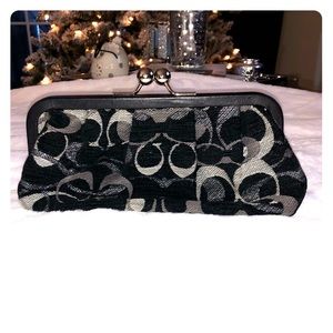 Coach Butterfly Clasp Clutch